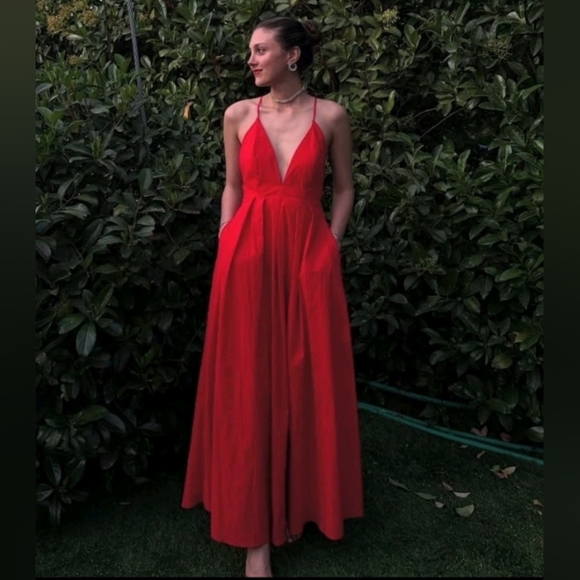 Zara ZW Collection Open Back Long Dress - Picture 3 of 8